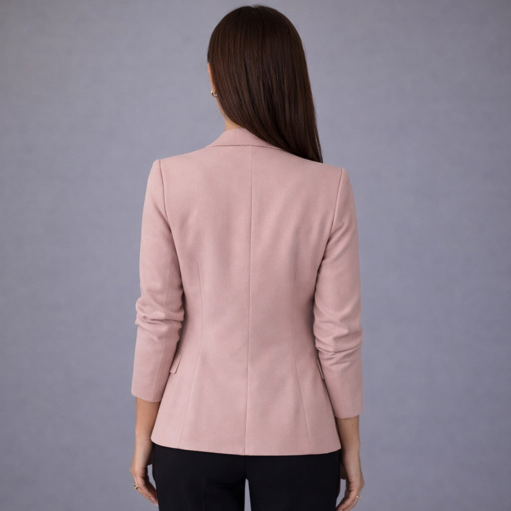 Seravelle | Tailored Blush Blazer