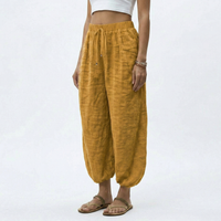 Elara Linen-Blend Wide-Leg Pants