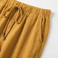 Elara Linen-Blend Wide-Leg Pants