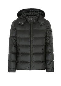 Men's Padded Hooded Puffer Jacket, Faux-Fur Trim Winter Coat