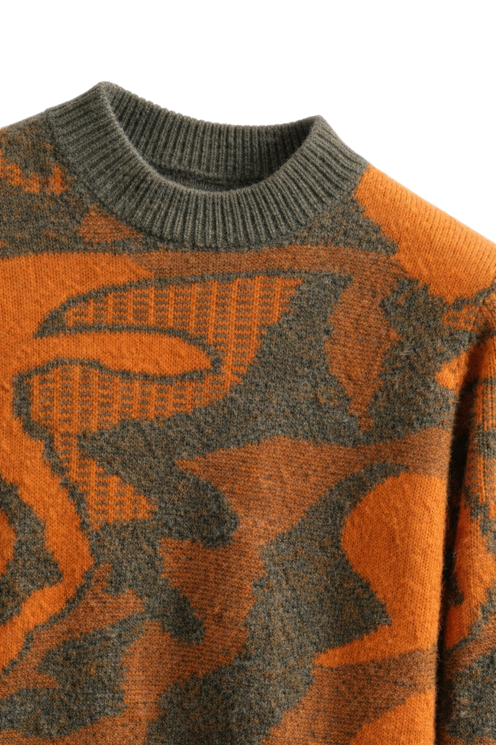 Valen Jacquard Maison Cashmere-Feel Sweater