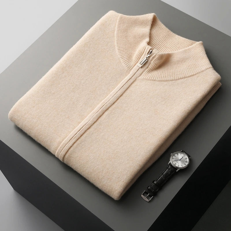 Harrington Cashmere-Feel Zip Vest