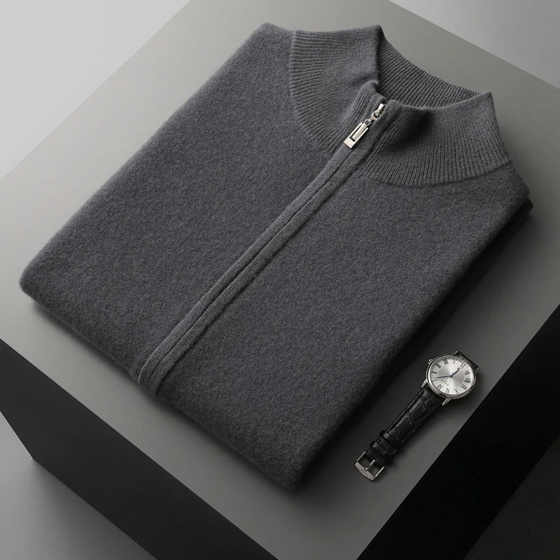 Harrington Cashmere-Feel Zip Vest