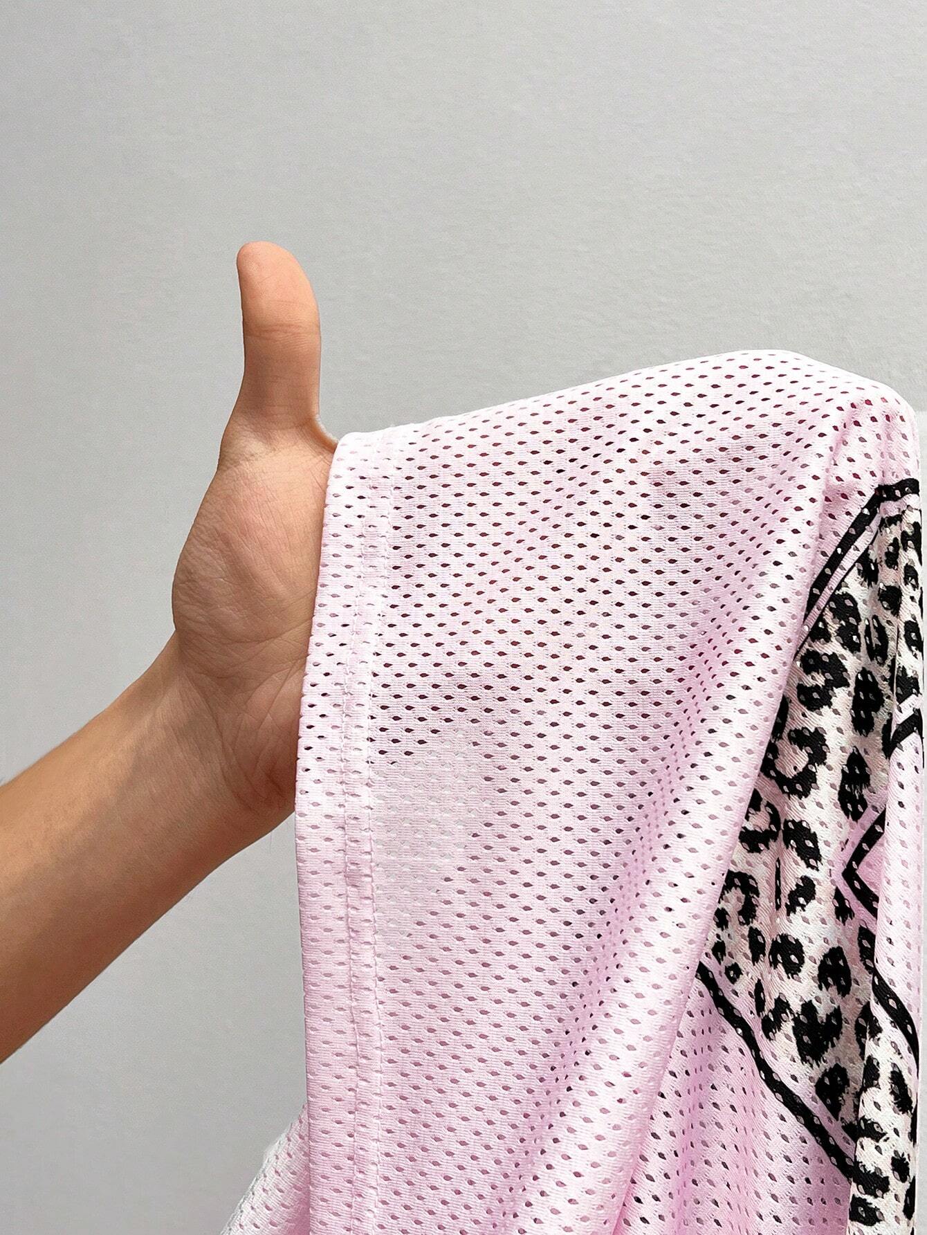 Oversized Jersey Shirt with Animal Print – Sporty, Trendy & Ready for Street Style