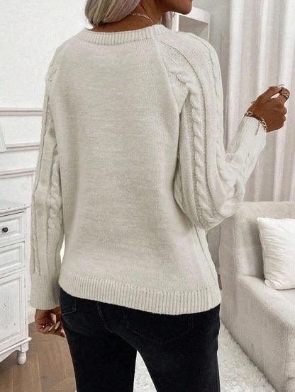 Betsy™ | Button-Detail Cable Jumper