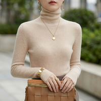 Aria Cashmere-Feel Turtleneck
