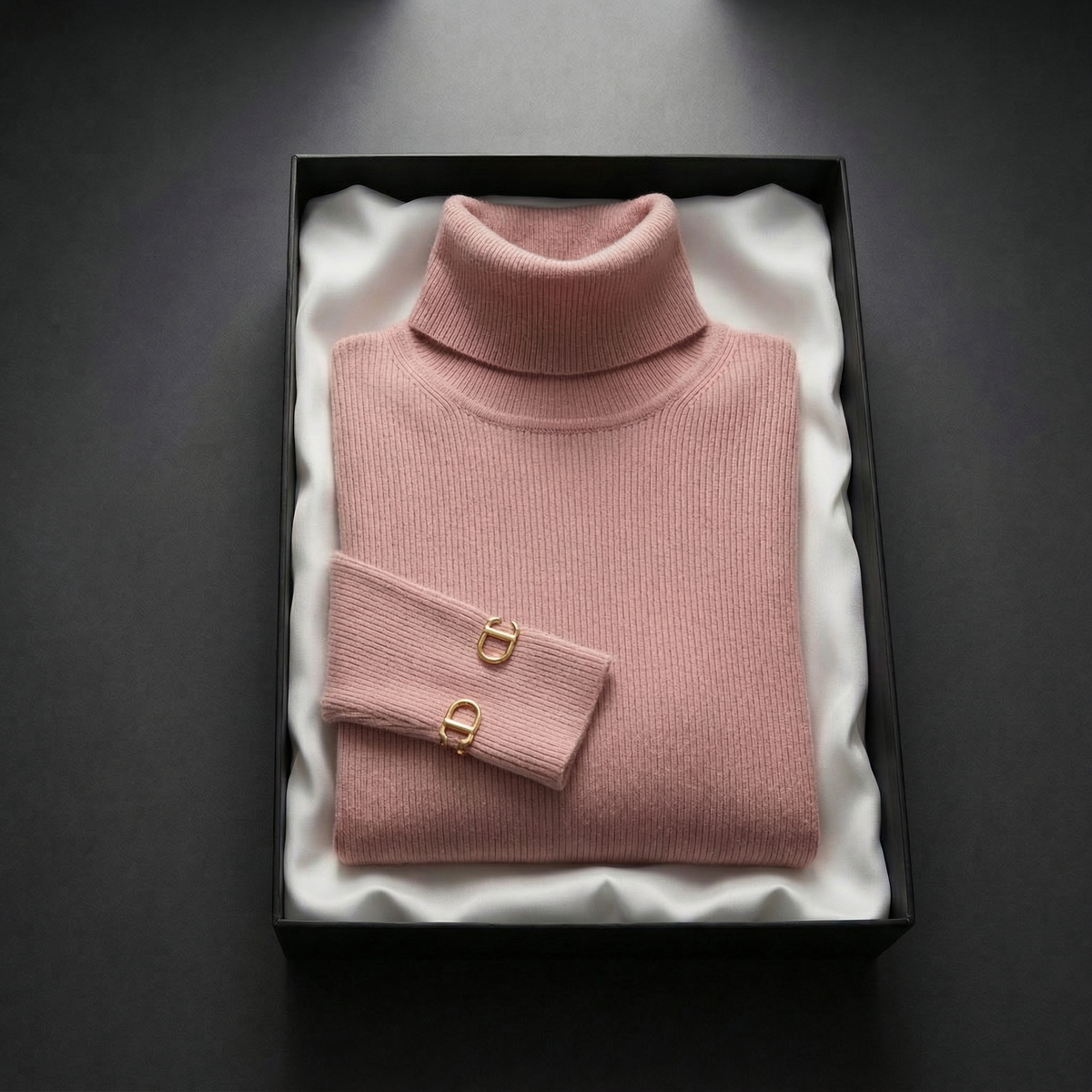 Ivy Cashmere-Feel Turtleneck