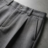 Heritage Wool Pleat Pants