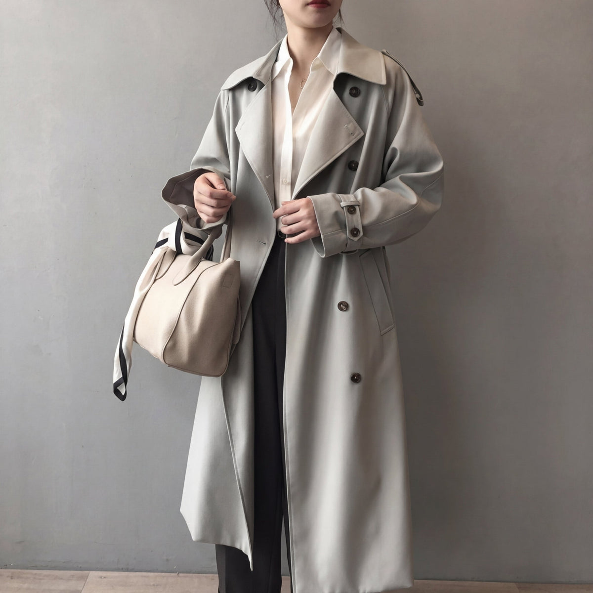 Seoul Gabardine Trench