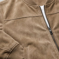 Harrow Faux Suede-Textured Jacket