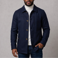 The Harper Wool Button Jacket