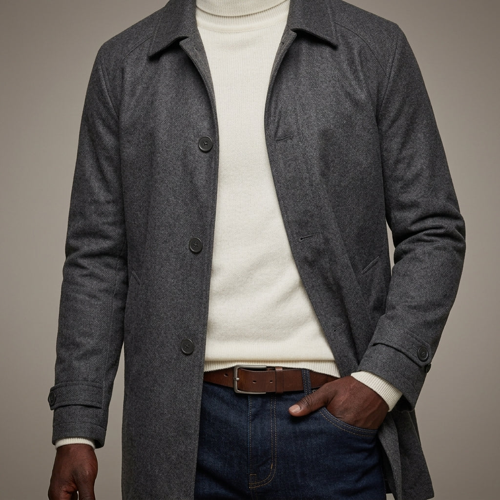 The Harper Wool Button Jacket