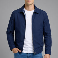 Bennett Check-Lined Harrington Jacket