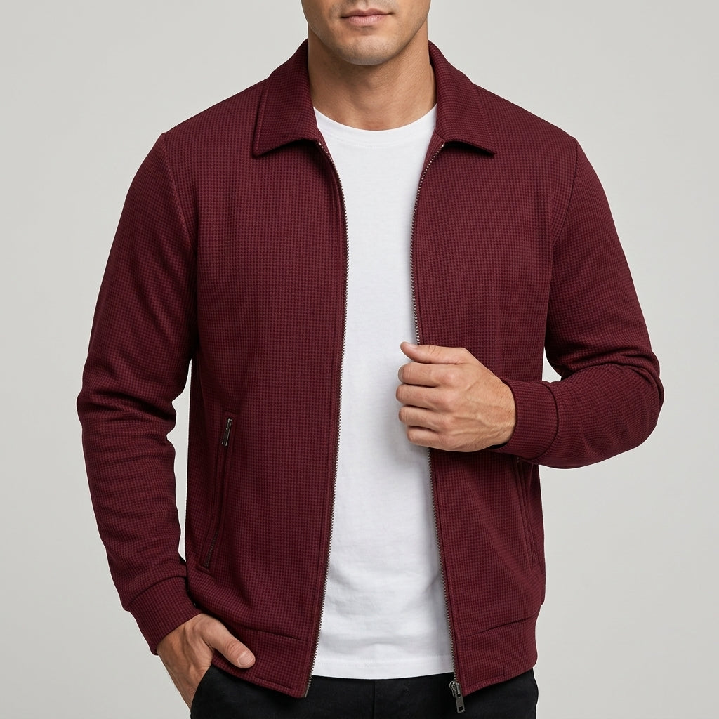 Atlas Textured Bomber Jacket