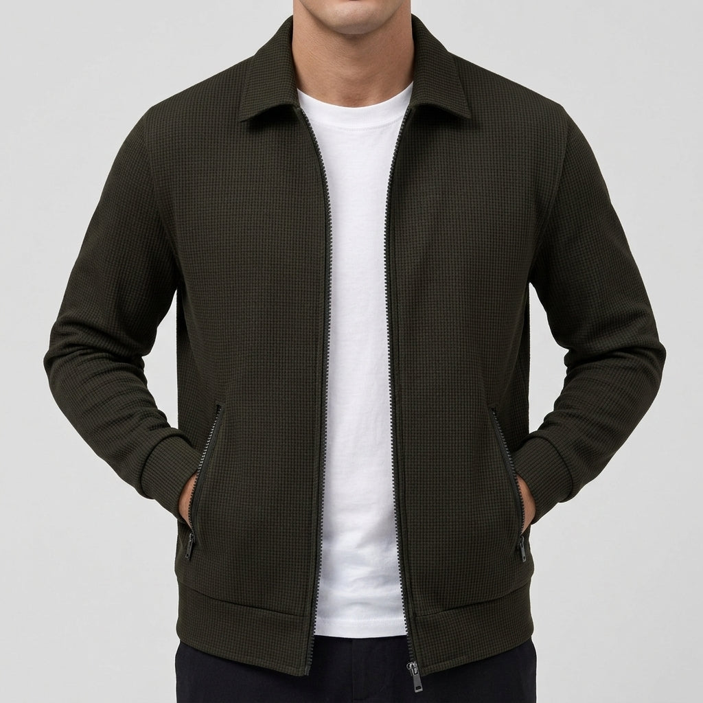Atlas Textured Bomber Jacket