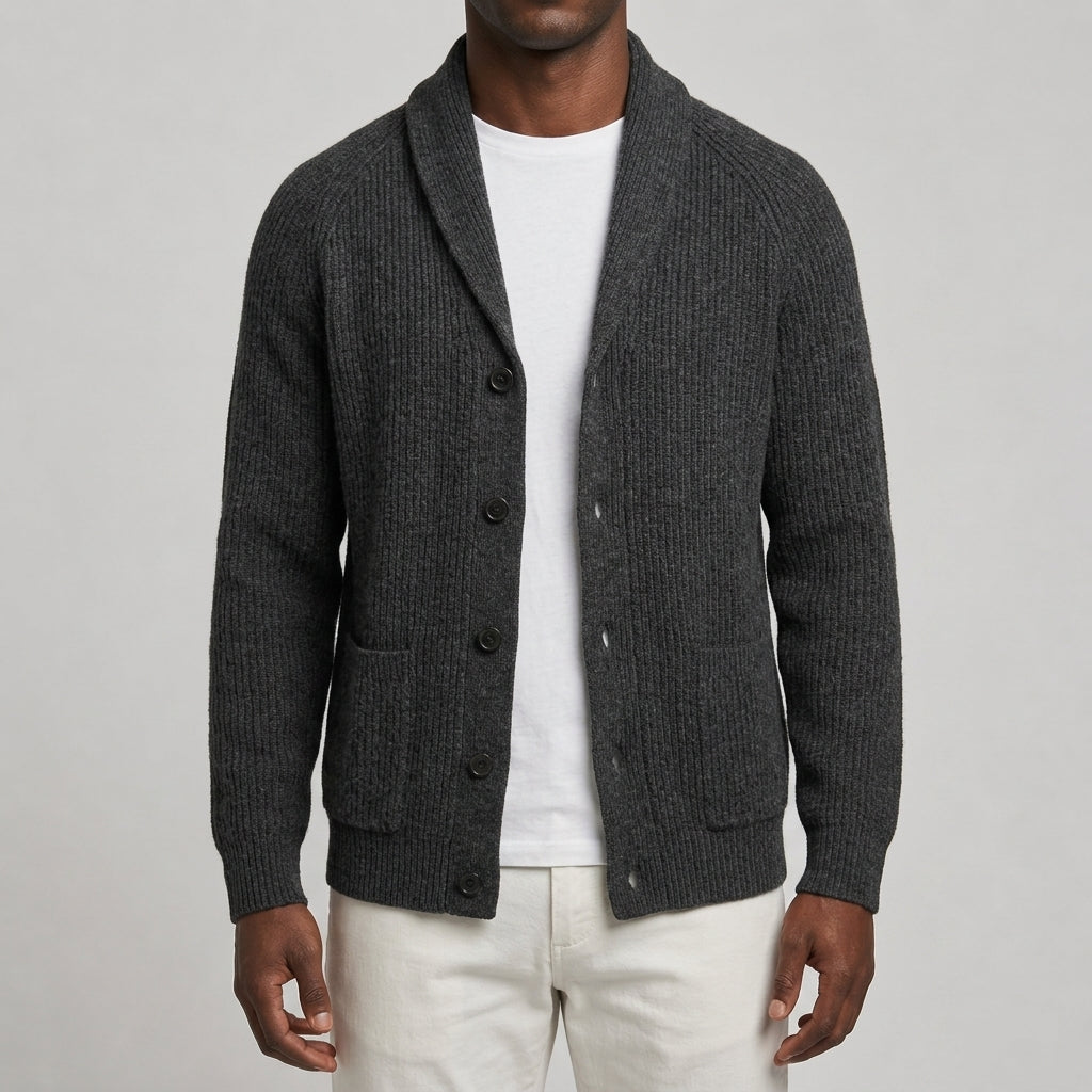 Hawthorne Wool Shawl Cardigan