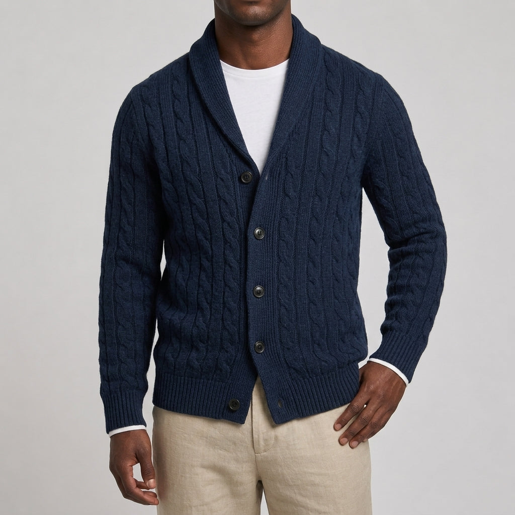Hawthorne Wool Shawl Cardigan