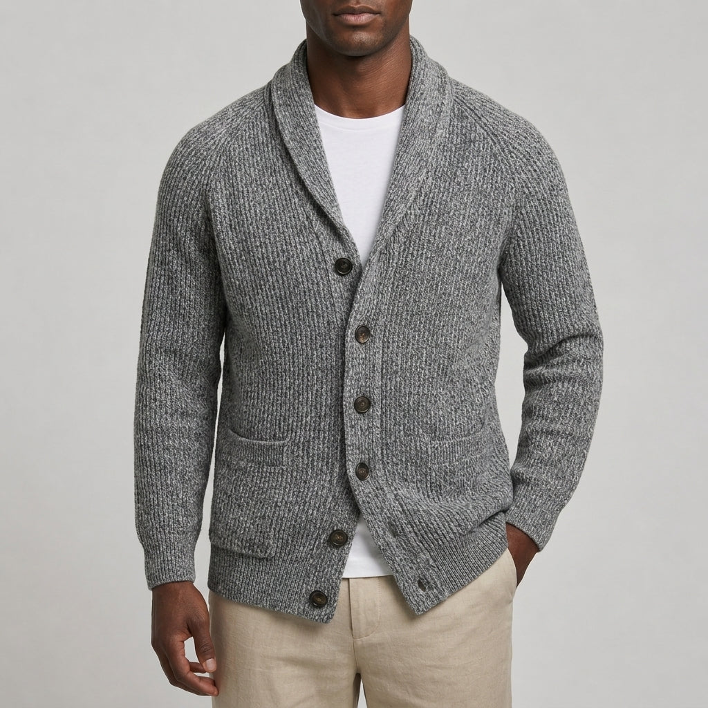 Hawthorne Wool Shawl Cardigan