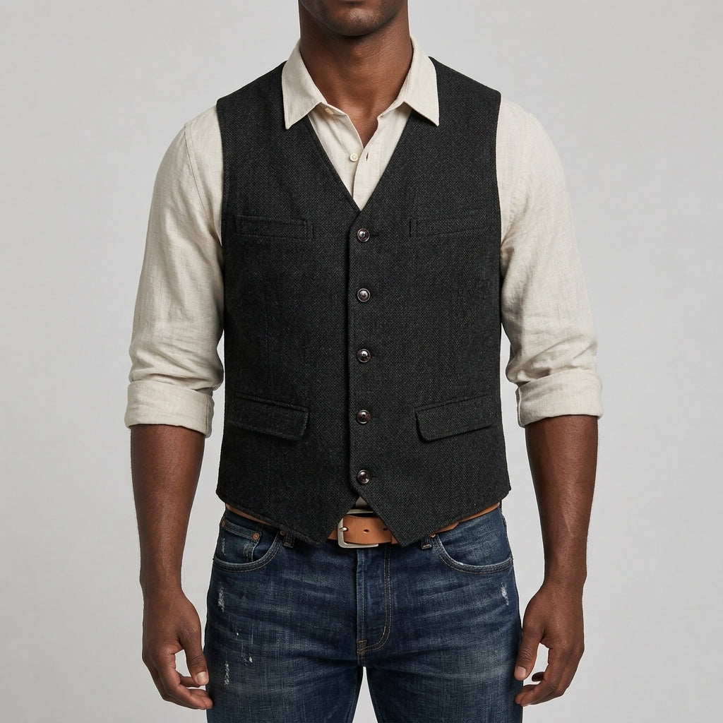 Stanton Button Waistcoat