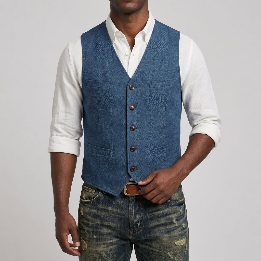 Stanton Button Waistcoat