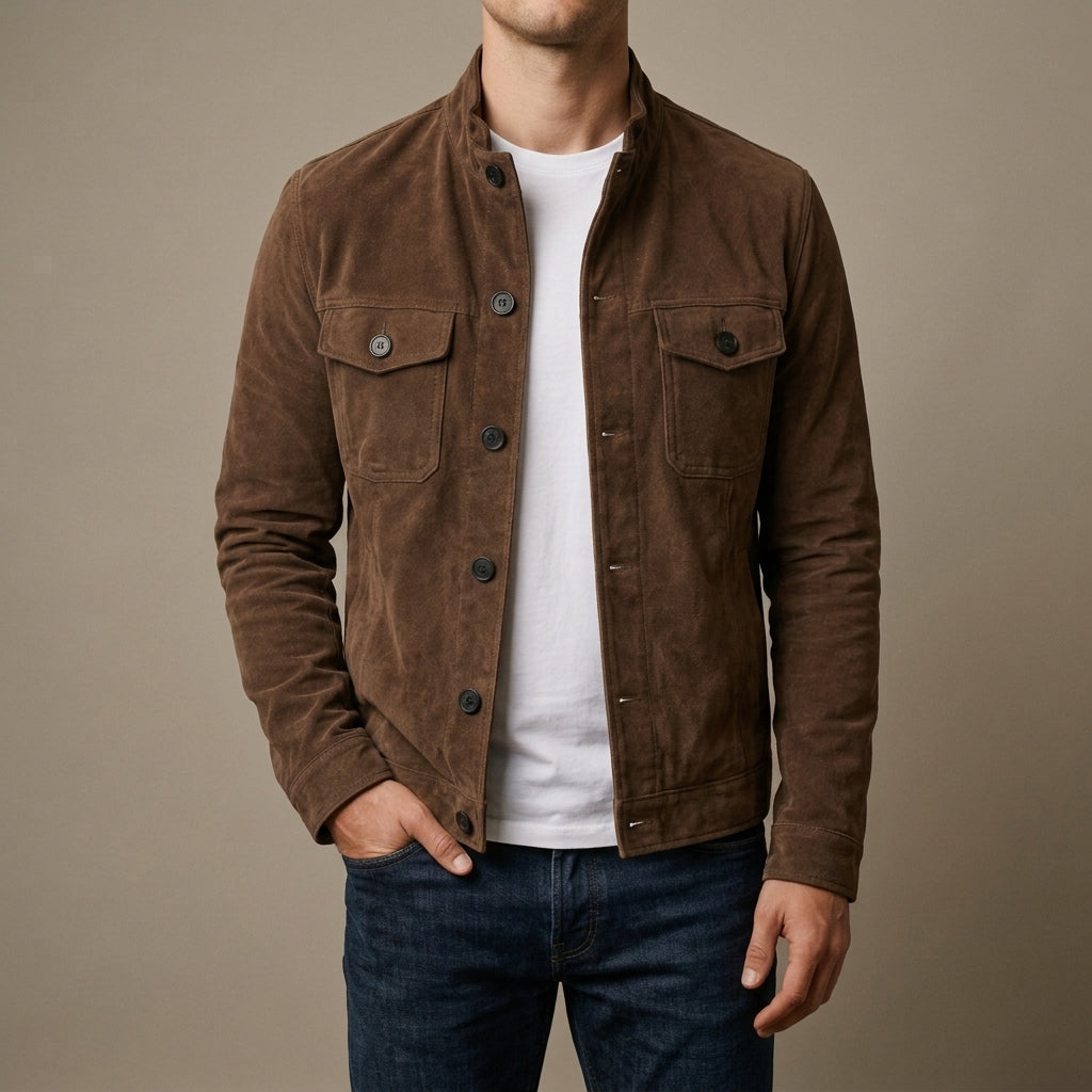 Reyes Faux Suede Jacket