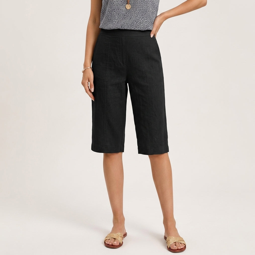 Palma Linen Capri