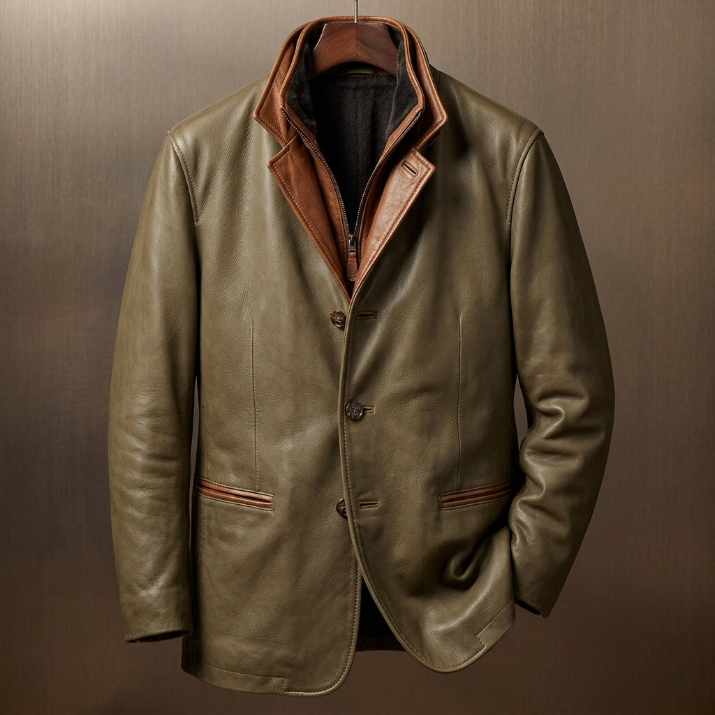 Langford Faux Leather Jacket