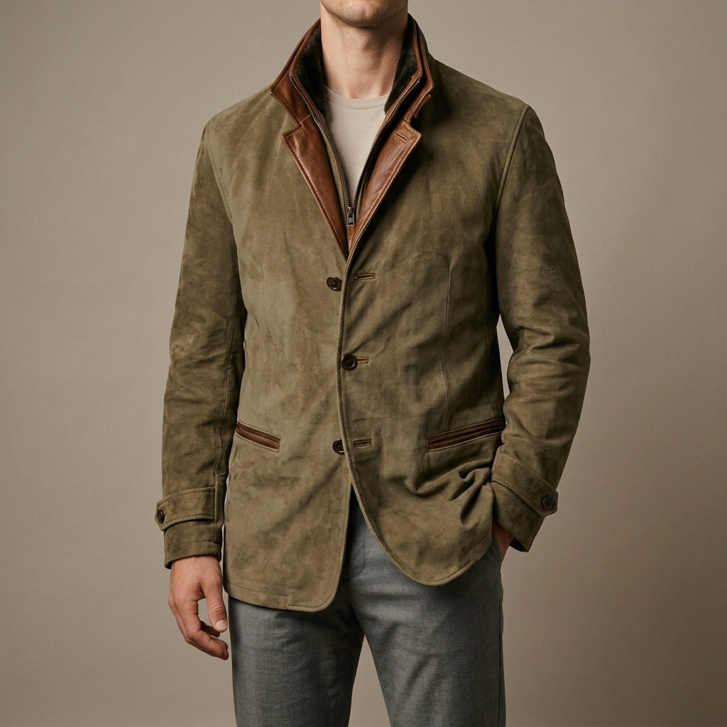 Langford Faux Leather Jacket