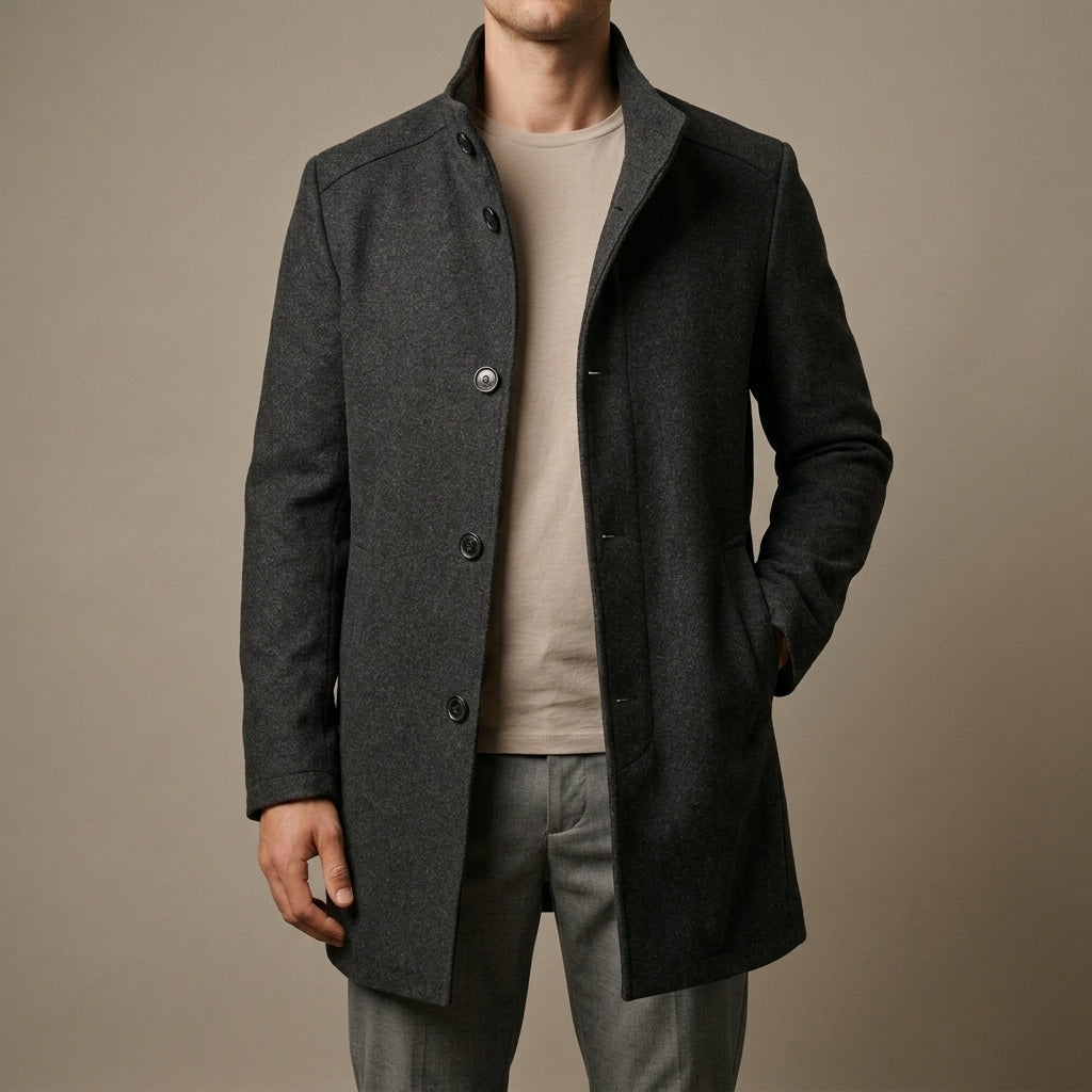 Alderwick Wool Overcoat