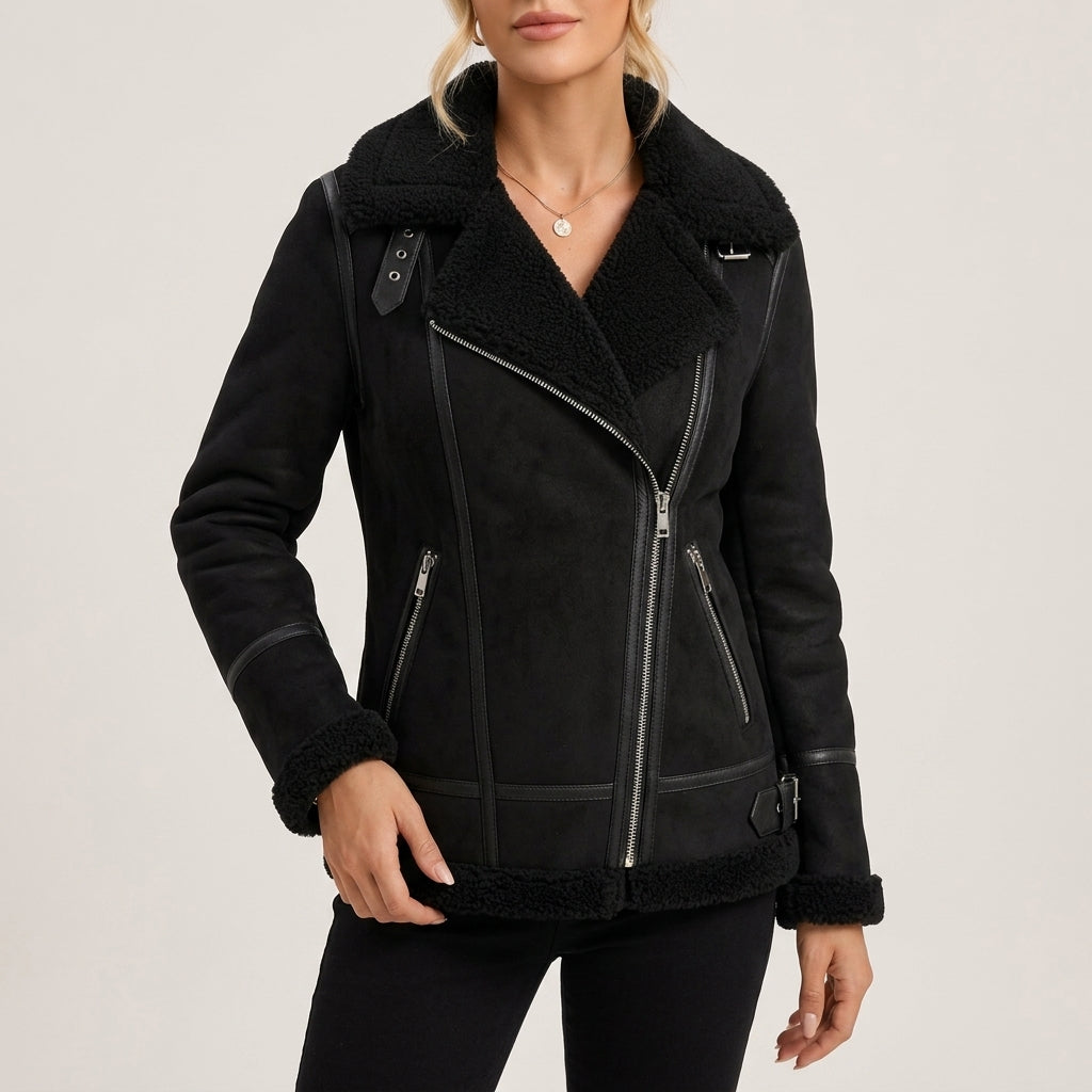 Ravensleigh Faux Shearling Aviator