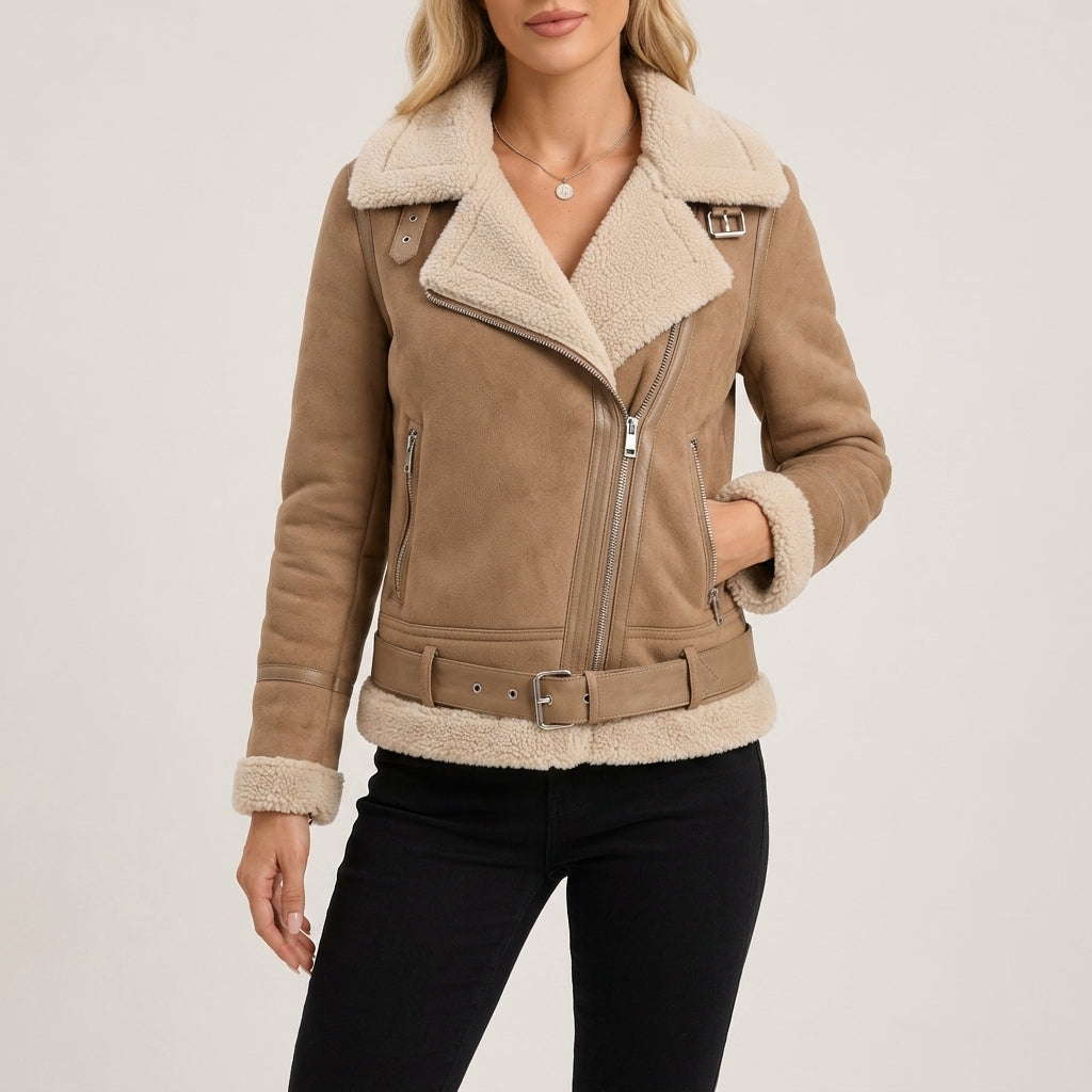 Ravensleigh Faux Shearling Aviator