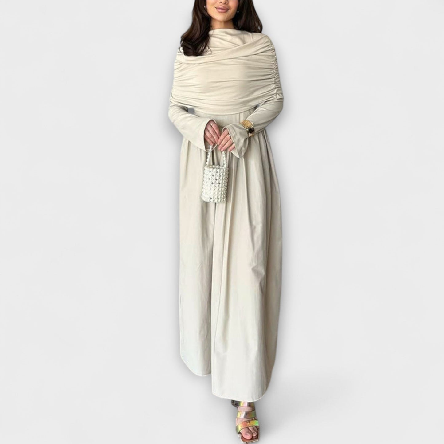 Jessica - Chic Pleated Dress for Everyday Wear