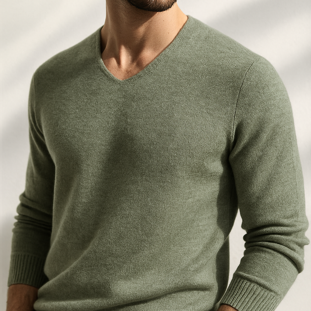 Allerton Cashmere-Feel V-Neck