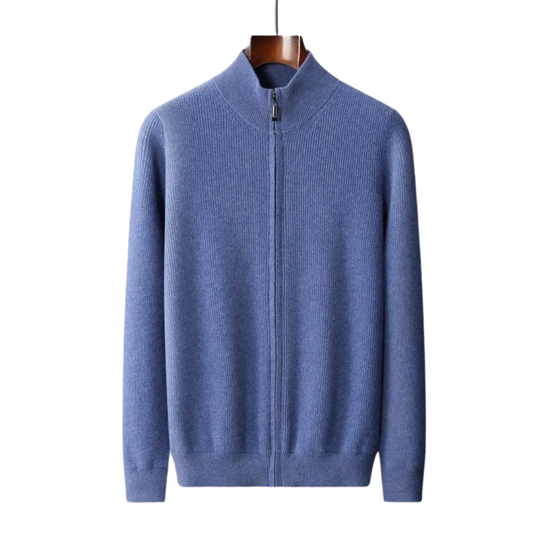 Whitford Cashmere-Feel Zip Knit