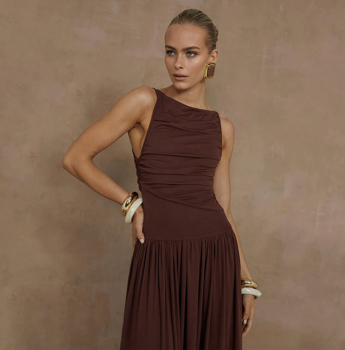 Zendaya - Chic Cotton Maxi Dress for Every Occasion