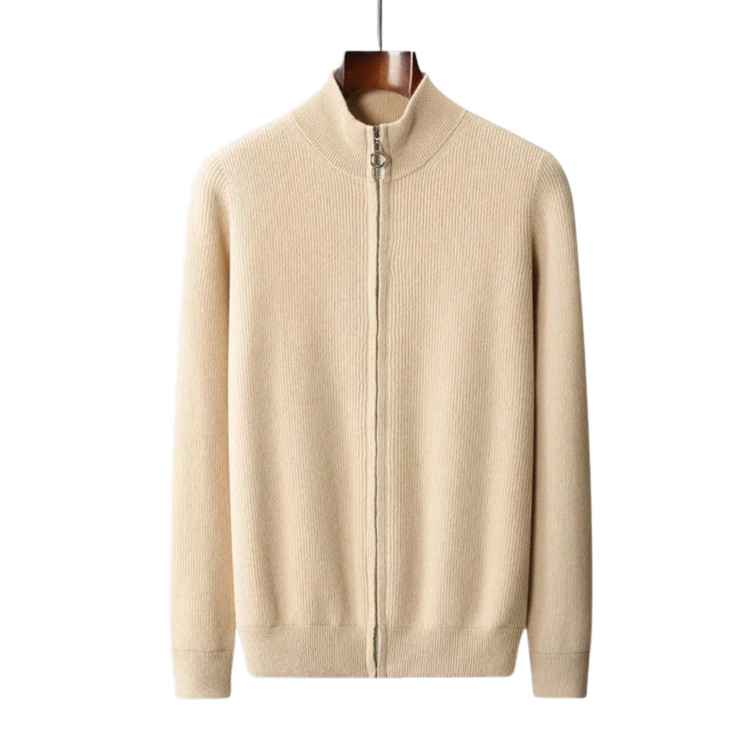 Whitford Cashmere-Feel Zip Knit