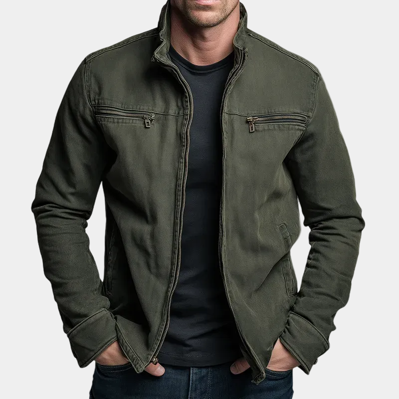 Ainsley Vintage Zip Jacket
