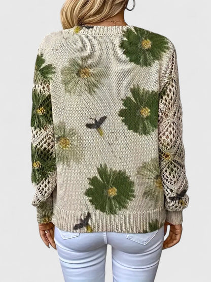 Mae™ | Elegant Sweater with Floral Pattern