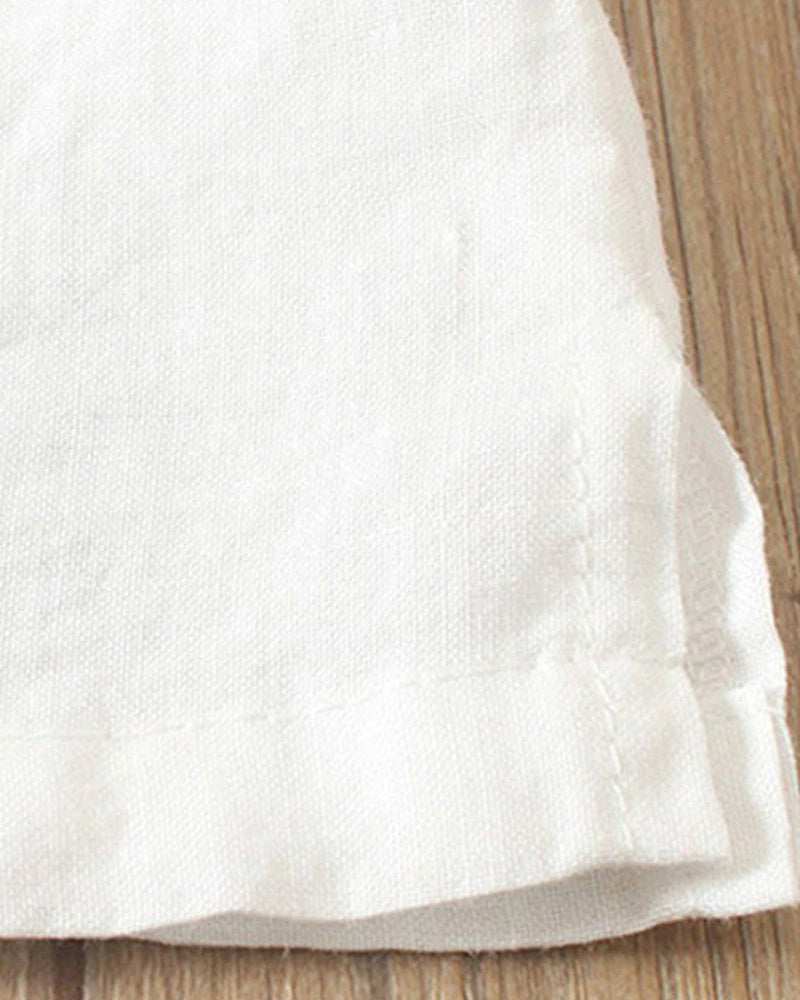 Lena Women's Blouse – Lightweight Linen Blouse with Buttons and Natural Look