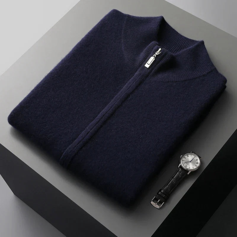 Harrington Cashmere-Feel Zip Vest