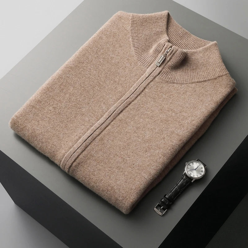 Harrington Cashmere-Feel Zip Vest