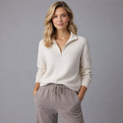 Lunara | Soft Zip Comfort Sweater