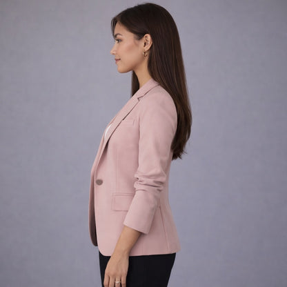 Seravelle | Tailored Blush Blazer