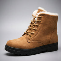 Amelia Faux Leather Ankle Boots