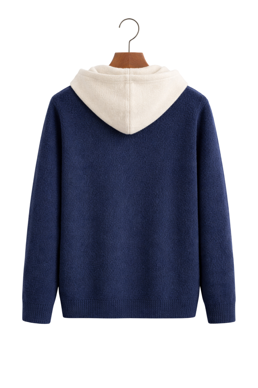 Montclair Maison Cashmere-Feel Zip Hoodie
