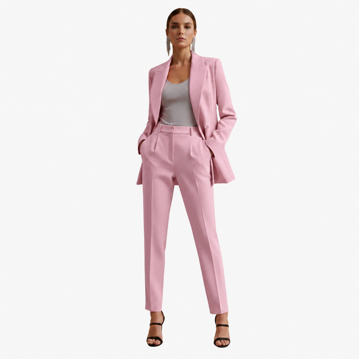 Tabitha | Women's Double Breasted Blazer Suit Set
