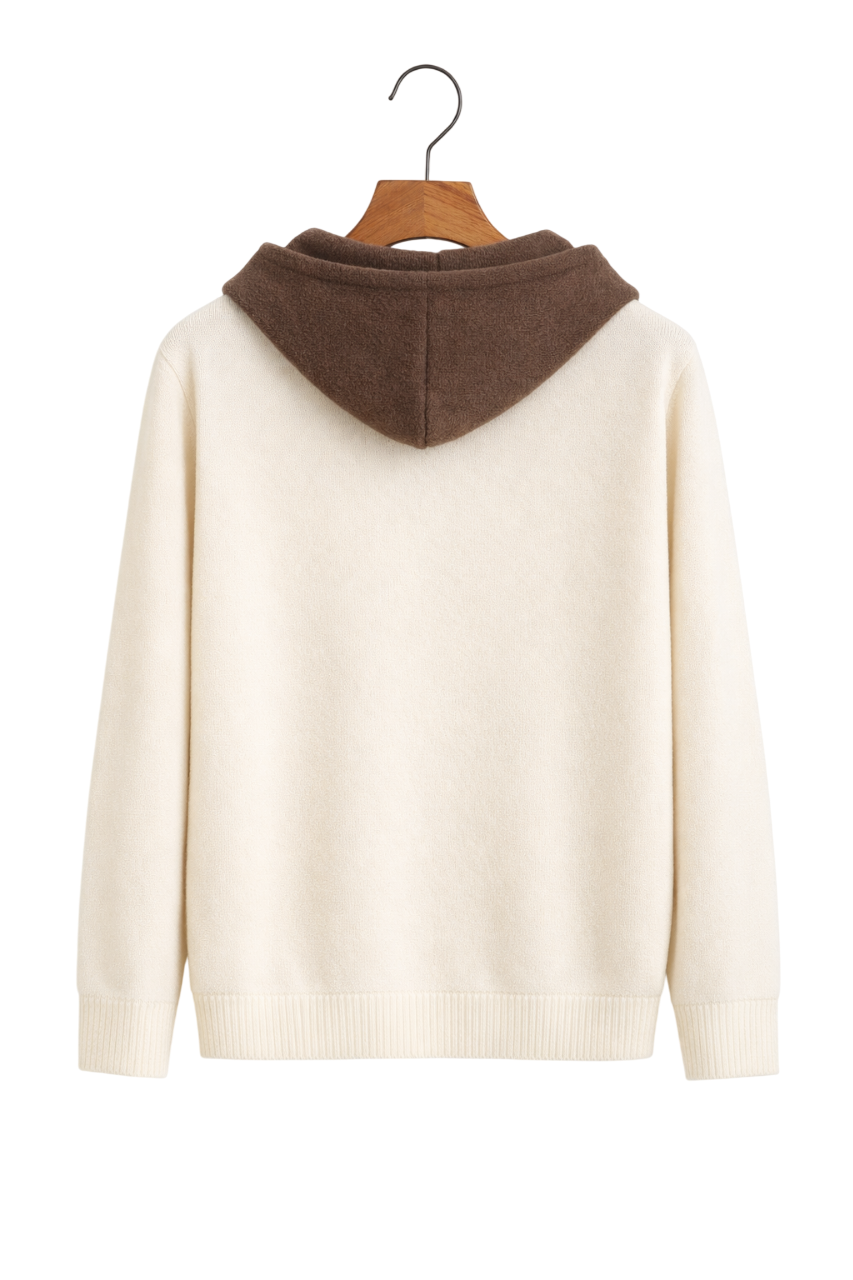 Montclair Maison Cashmere-Feel Zip Hoodie