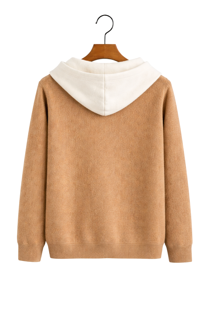 Montclair Maison Cashmere-Feel Zip Hoodie