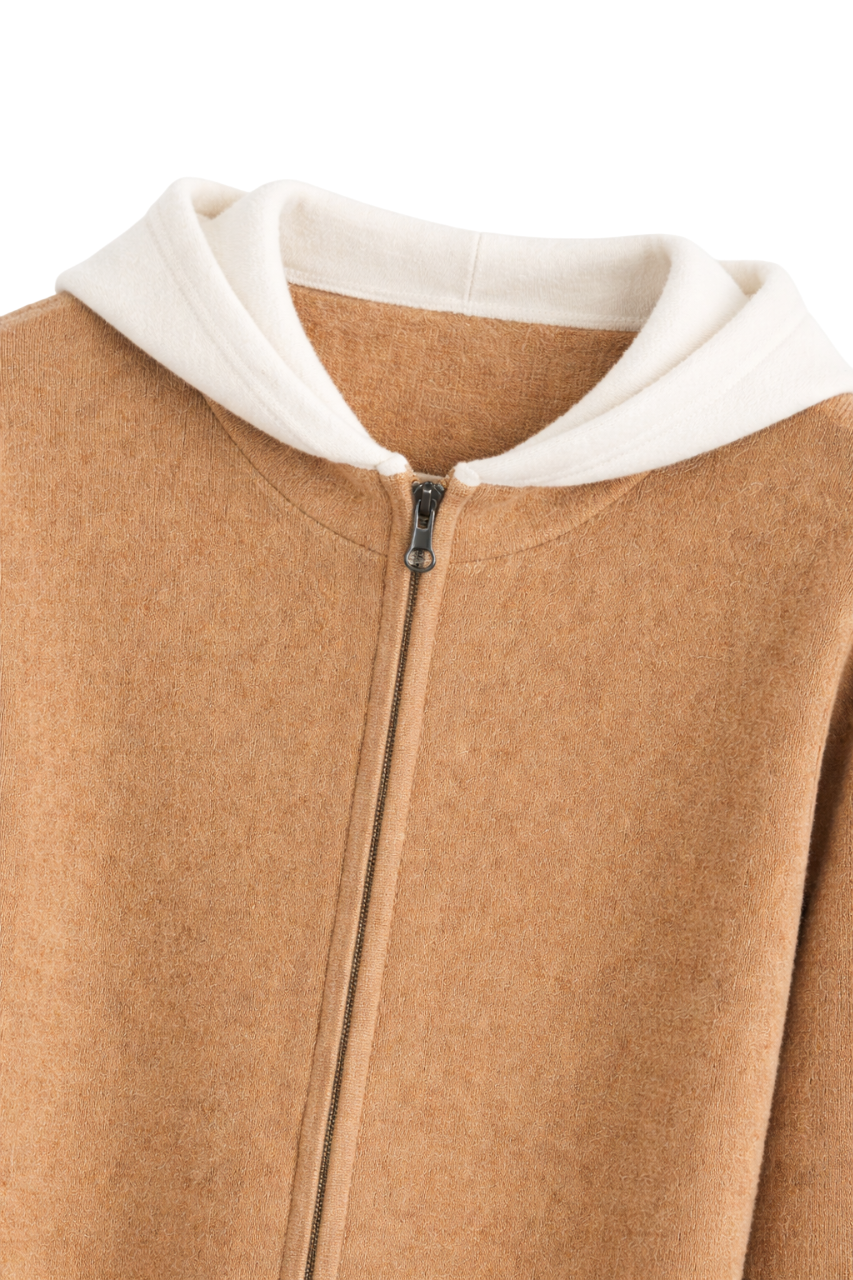 Montclair Maison Cashmere-Feel Zip Hoodie