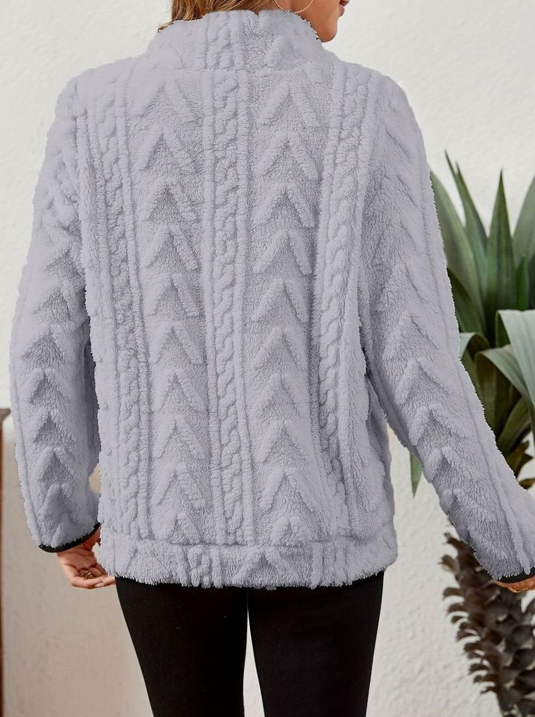 Saffron Textured Fleece Half-Zip